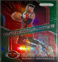 Russell Westbrook [Green Prizm] #23 Basketball Cards 2020 Panini Prizm Dominance Prices