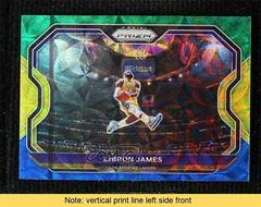 LeBron James [Choice Blue, Yellow, Green Prizm] Basketball Cards 2020 Panini Prizm Prices