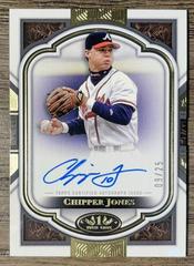 Chipper Jones [Bronze Ink] Baseball Cards 2023 Topps Tier One Next Level Autographs Prices