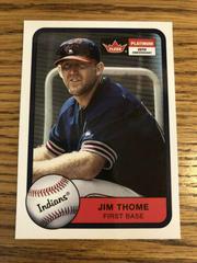 Jim Thome #150 Baseball Cards 2001 Fleer Platinum Prices