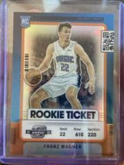 Franz Wagner [Autograph Orange] #101 Basketball Cards 2021 Panini Contenders Optic Prices
