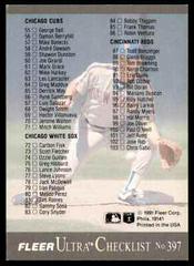 Checklist #397 Baseball Cards 1991 Ultra Prices