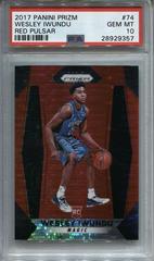 Wesley Iwundu [Red Pulsar] Basketball Cards 2017 Panini Prizm Prices