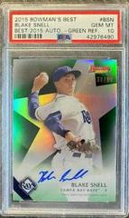 Blake Snell [Green Refractor] #BSN Baseball Cards 2015 Bowman's Best of Autographs Prices