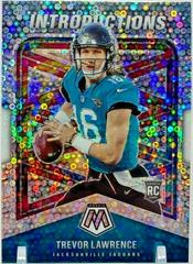 Trevor Lawrence [No Huddle Silver] Football Cards 2021 Panini Mosaic Introductions Prices