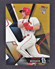 Harrison Bader [Gold Refractor] Baseball Cards 2018 Topps Finest Prices
