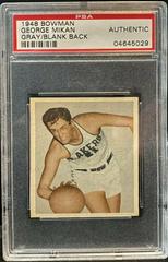 George Mikan [Gray Blank Back] Basketball Cards 1948 Bowman Prices