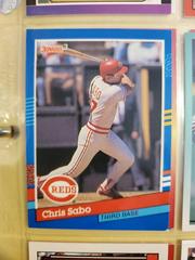 Chris Sabo #153 Baseball Cards 1991 Donruss Prices