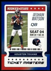 Deshaun Watson [True Blue] #6 Football Cards 2020 Panini Rookies & Stars Ticket Masters Prices