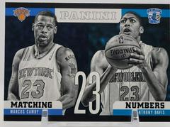 Anthony Davis/Marcus Camby #17 Basketball Cards 2012 Panini Matching Numbers Prices