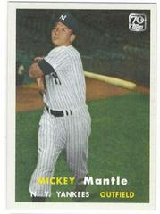 Mickey Mantle #12 Baseball Cards 2021 Topps x Mickey Mantle Prices