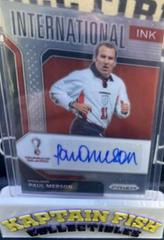 Paul Merson Soccer Cards 2022 Panini Prizm World Cup International Ink Autograph Prices