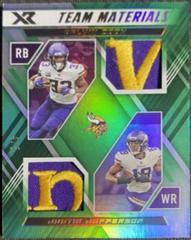 Dalvin Cook, Justin Jefferson Football Cards 2022 Panini XR Team Materials Prices