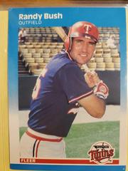 Randy Bush #538 Baseball Cards 1987 Fleer Prices