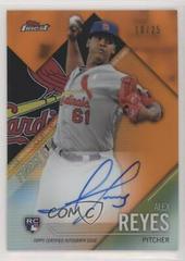 Alex Reyes [Orange Refractor] Baseball Cards 2017 Topps Finest Firsts Autographs Prices