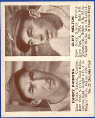 Harry Danning, Cliff Melton Baseball Cards 1941 Double Play Prices