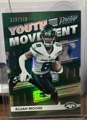 Elijah Moore [Green] Football Cards 2022 Panini Prestige Youth Movement Prices