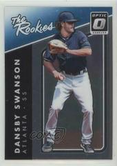 Dansby Swanson Baseball Cards 2017 Panini Donruss Optic the Rookies Prices