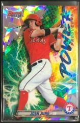 Josh Jung [Atomic Refractor] Baseball Cards 2019 Bowman's Best Power Producers Prices