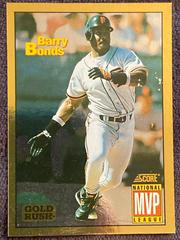 Barry Bonds [Gold Rush] #632 Baseball Cards 1994 Score Prices