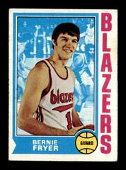 Bernie Fryer #3 Basketball Cards 1974 Topps Prices