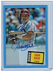 John Kruk [Blue] #57HS-JK Baseball Cards 2023 Topps Archives 1957 Topps Hit Stars Autographs Prices