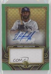 Randy Arozarena [Emerald] #ASJR-RA Baseball Cards 2022 Topps Triple Threads Single Jumbo Relics Autographs Prices