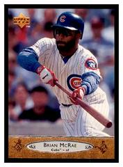 Brian McRae #33 Baseball Cards 1996 Upper Deck Prices