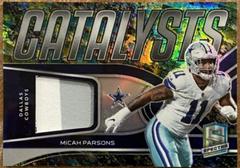 Micah Parsons [Neon Splatter] #CAT-MPA Football Cards 2022 Panini Spectra Catalysts Prices