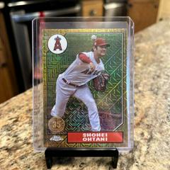 Shohei Ohtani [Gold] Baseball Cards 2022 Topps Silver Pack 1987 Chrome Series 2 Prices