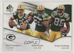 Aaron Rodgers, Greg Jennings, Ryan Grant Football Cards 2009 SP Authentic Prices