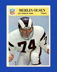 Merlin Olsen Football Cards 1966 Philadelphia Prices