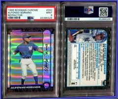 Alfonso Soriano [Refractor] Baseball Cards 1999 Bowman Chrome Prices