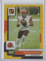 Deshaun Watson [Holo Gold] Football Cards 2022 Panini Clearly Donruss Prices
