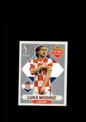 Luka Modric [Silver] Soccer Cards 2022 Panini World Cup Qatar Stickers Extra Prices