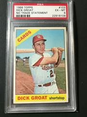 Dick Groat [No Trade Statement] Baseball Cards 1966 Topps Prices