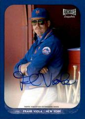 Frank Viola [Autograph Blue] #AS-FV Baseball Cards 2018 Topps Archives Snapshots Prices