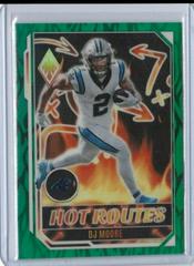 DJ Moore [Green] #HR-16 Football Cards 2022 Panini Phoenix Hot Routes Prices