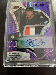 Connor McDavid [Purple Diamond Autograph Patch] #97 Hockey Cards 2021 Upper Deck Allure Prices