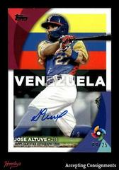 Jose Altuve [Autograph] Baseball Cards 2023 Topps World Classic Stars Prices