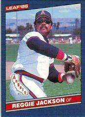 Reggie Jackson #173 Baseball Cards 1986 Leaf Prices