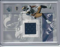 Isaac Bruce #IB Football Cards 2001 SP Game Used Authentic Fabric Prices
