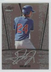 Hak JU Lee [Prismatic Red Autograph] #HL1 Baseball Cards 2011 Leaf Metal Draft Prices