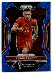 Aaron Ramsey [Choice Blue] #295 Soccer Cards 2022 Panini Prizm World Cup Prices