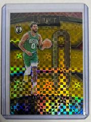Jayson Tatum [Gold] #8 Basketball Cards 2022 Panini Select Numbers Prices