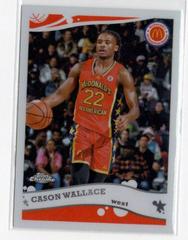 Cason Wallace Basketball Cards 2022 Topps Chrome McDonald's All-American 2006 Prices