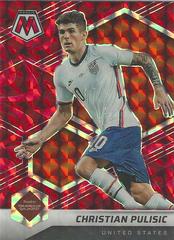 Christian Pulisic [Reactive Red] Soccer Cards 2021 Panini Mosaic Road to FIFA World Cup Prices