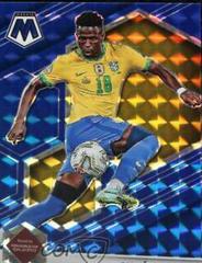 Vinicius Jr. [Blue Mosaic] Soccer Cards 2021 Panini Mosaic Road to FIFA World Cup Prices