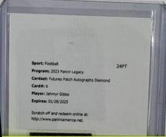 Jahmyr Gibbs [Diamond] #FAPS-6 Football Cards 2023 Panini Legacy Futures Patch Autographs Prices
