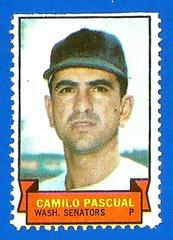Camilo Pascual Baseball Cards 1969 Topps Stamps Prices
